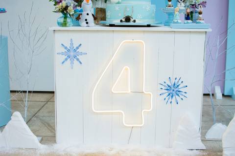 festa frozen decoração '
