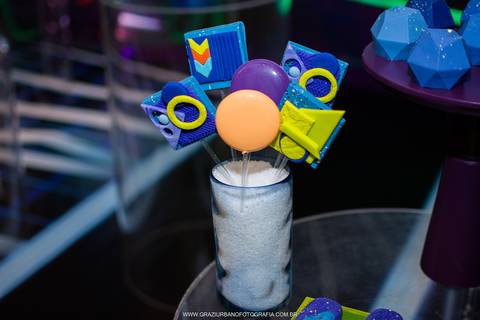 decoração test track'