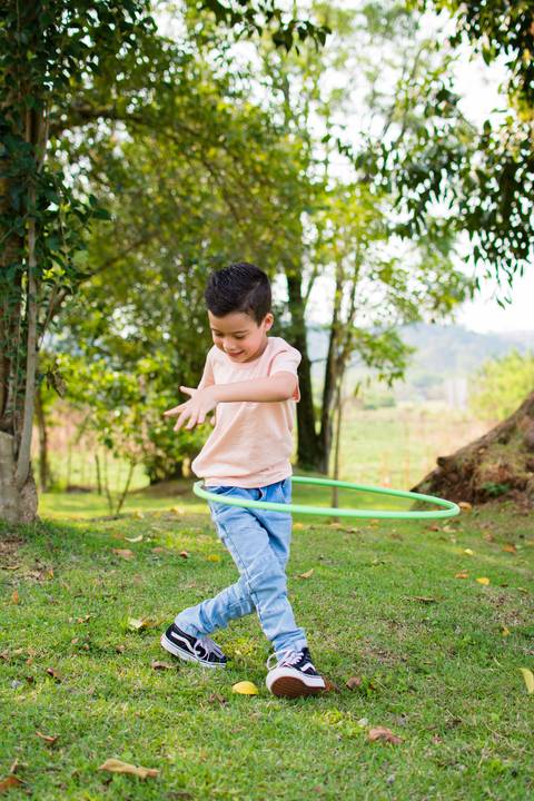 ensaio de criança no parque'