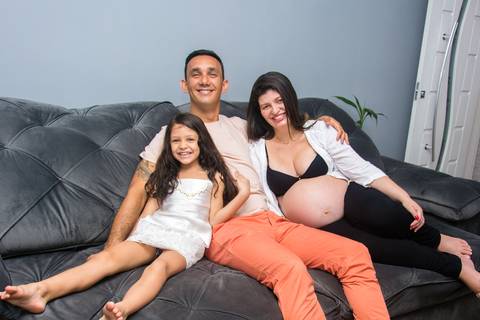 ensaio gestante em casa natural'