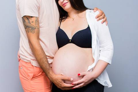 fotos de gravida em casa'