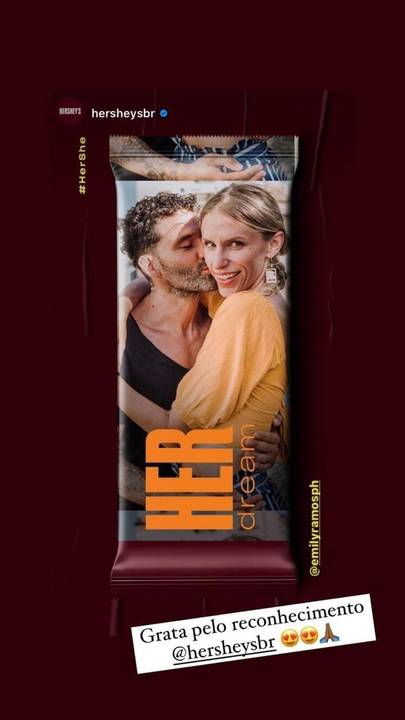 Muito grata a Hersheys Brasil pela oportunidade.'