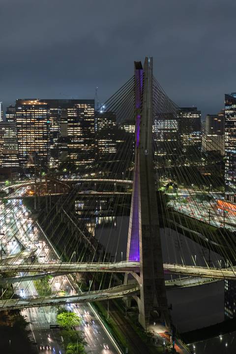 Vista do antenário do WTC'