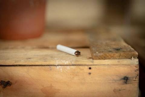 Cenário da peça  Dois Perdidos em uma Noite Suja em ensaio fotográfico para divulgação do espetáculo'