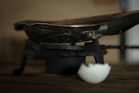 Cenário da peça  Dois Perdidos em uma Noite Suja em ensaio fotográfico para divulgação do espetáculo'