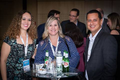Networking no evento Tendencias da Sobratema em SP'