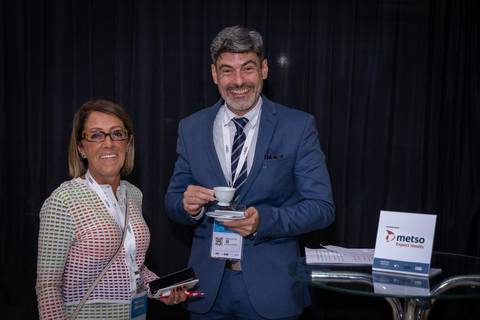Networking no evento Tendencias da Sobratema em SP'