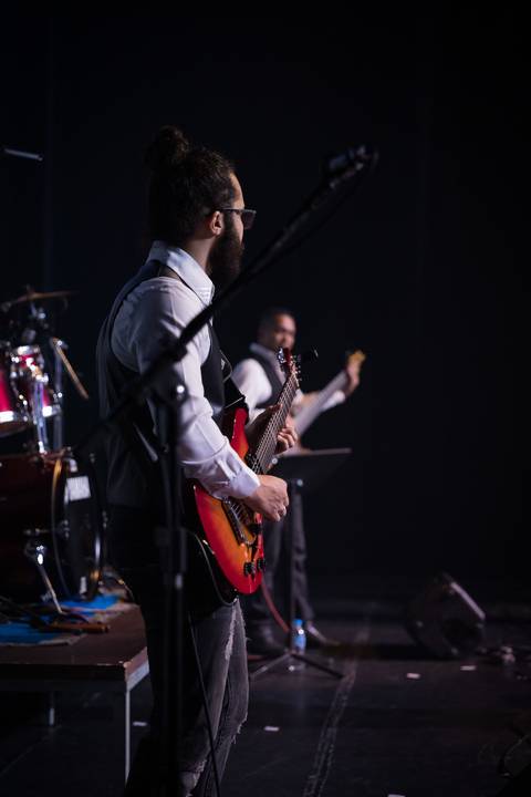 Guitarrista  em Show da Horário Nobre RetroBand no Teatro UMC-SP'