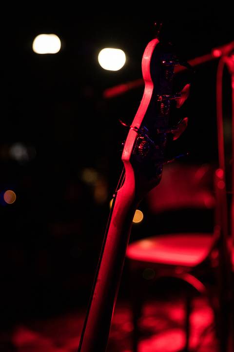 banda
 tocando clássicos do clube da esquina no blue note SP'