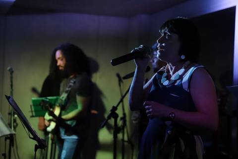 Fotos de melhores momentos da performance na escola de música Voice no Brooklin SP
'