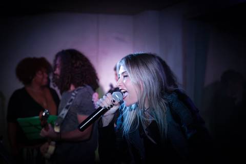 Fotos de melhores momentos da performance na escola de música Voice no Brooklin SP
'