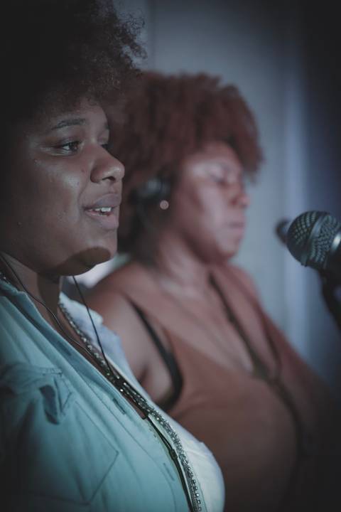 Fotos de melhores momentos da performance na escola de música Voice no Brooklin SP
'