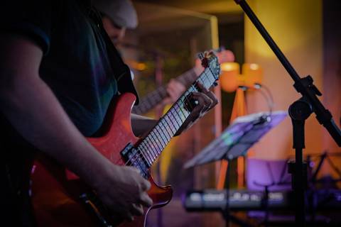 Fotos de melhores momentos da performance na escola de música Voice no Brooklin SP'