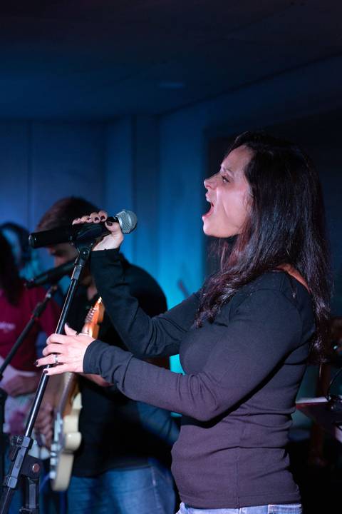 Fotos de melhores momentos da performance na escola de música Voice no Brooklin SP'
