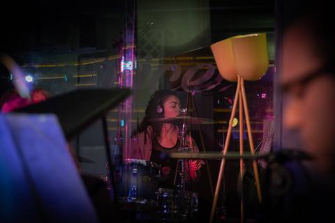 Fotos de melhores momentos da performance na escola de música Voice no Brooklin SP'