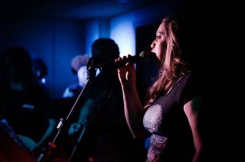 Fotos de melhores momentos da performance na escola de música Voice no Brooklin SP
'