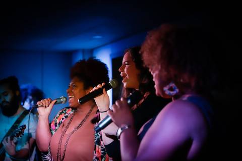 Fotos de melhores momentos da performance na escola de música Voice no Brooklin SP
'