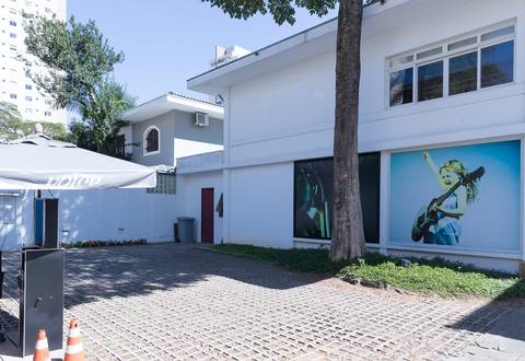 Registro fotográfico da estrutura da Escola Voice, no Brooklin.'