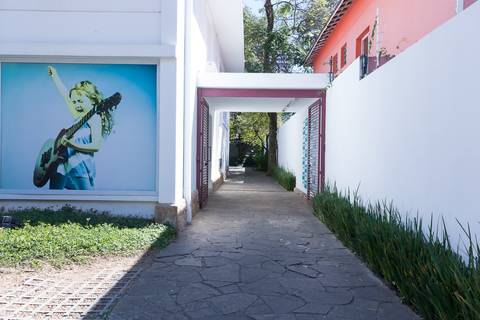 Registro fotográfico da estrutura da Escola Voice, no Brooklin.'