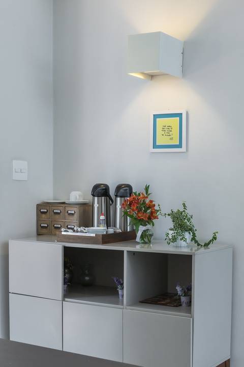 Registro fotográfico da estrutura da Escola Voice, no Brooklin.'