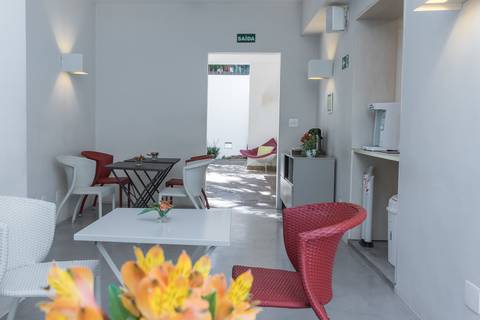 Registro fotográfico da estrutura da Escola Voice, no Brooklin.'