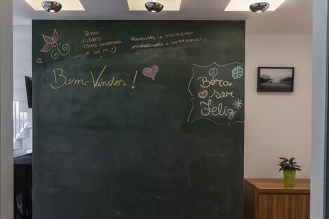 Registro fotográfico da estrutura da Escola Voice, no Brooklin.'