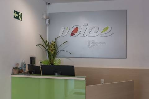 Registro fotográfico da estrutura da Escola Voice, no Brooklin.'