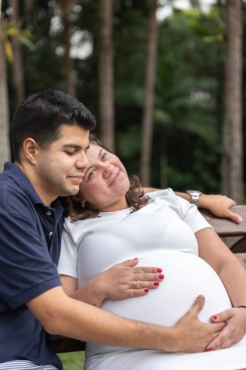 Ensaio de família para comemorar a chegada do Pedro no Parque Burle Marx SP'