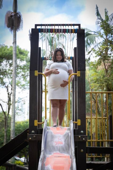 Ensaio de família para comemorar a chegada do Pedro no Parque Burle Marx SP'