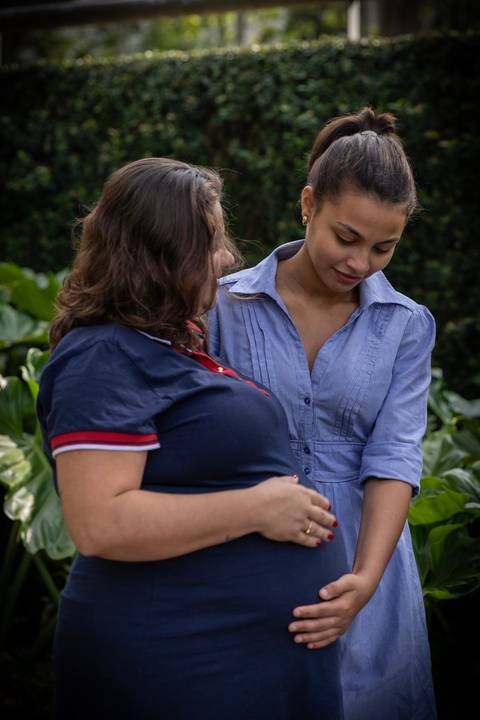 Ensaio de família para comemorar a chegada do Pedro no Parque Burle Marx SP'