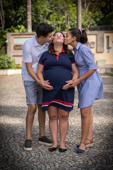 Ensaio de família para comemorar a chegada do Pedro no Parque Burle Marx SP'
