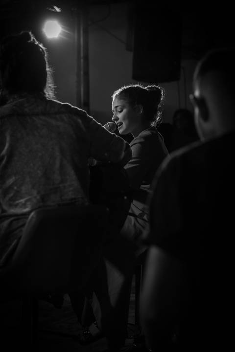 momentos do sarau voice na escola Voice no Brooklin SP apresentações artísticas com registro em foto e vídeo profissional
'