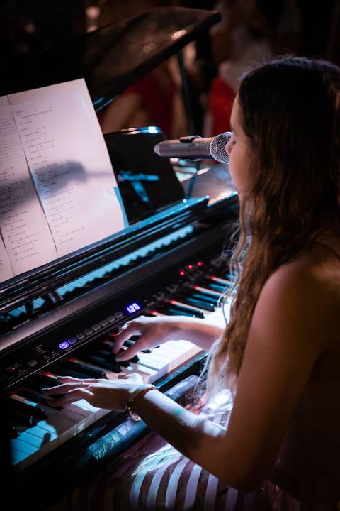 momentos do sarau voice na escola Voice no Brooklin SP apresentações artísticas com registro em foto e vídeo profissional
'