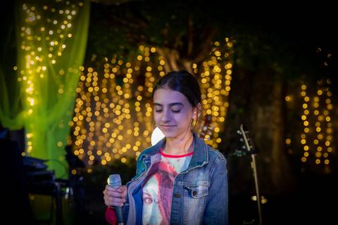 momentos do sarau voice na escola Voice no Brooklin SP apresentações artísticas com registro em foto e vídeo profissional
'