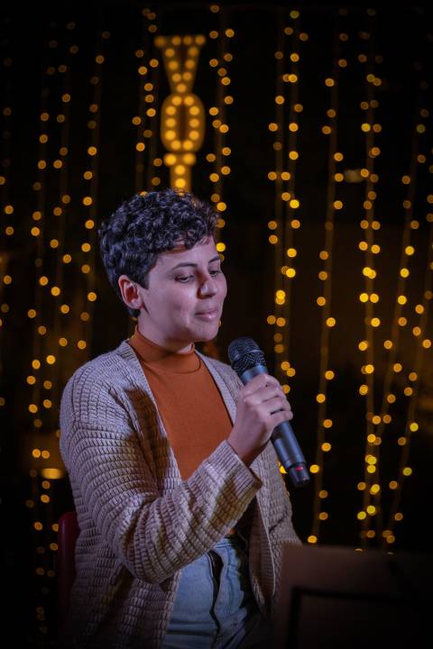 momentos do sarau voice na escola Voice no Brooklin SP apresentações artísticas com registro em foto e vídeo profissional
'