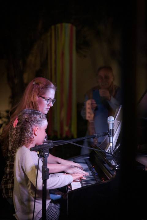 Fotos de melhores momentos da performance na escola de música Voice no Brooklin SP
'