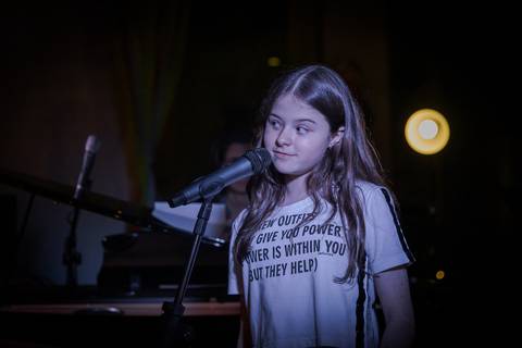 Fotos de melhores momentos da performance na escola de música Voice no Brooklin SP
'