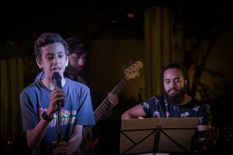 Fotos de melhores momentos da performance na escola de música Voice no Brooklin SP
'