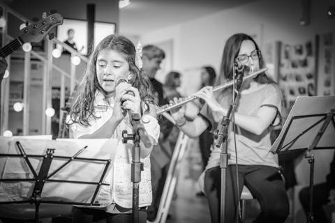 Fotos de melhores momentos da performance na escola de música Voice no Brooklin SP
'