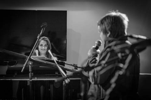 Fotos de melhores momentos da performance na escola de música Voice no Brooklin SP
'