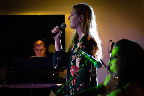 Fotos de melhores momentos da performance na escola de música Voice no Brooklin SP
'