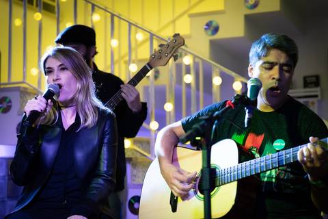 Fotos de melhores momentos da performance na escola de música Voice no Brooklin SP
'