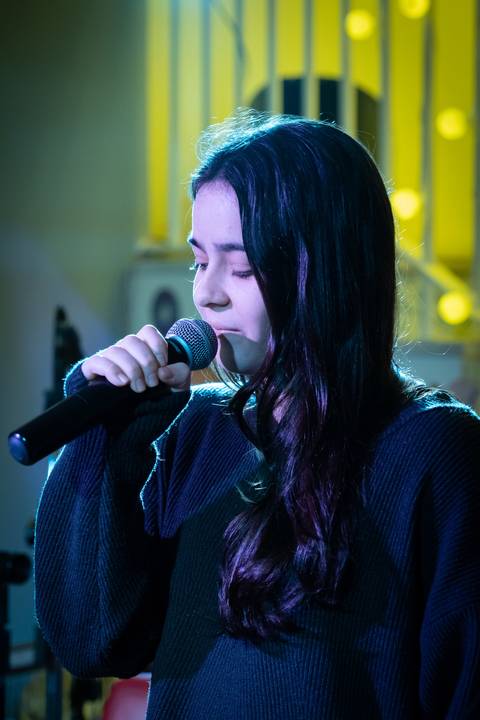 Fotos de melhores momentos da performance na escola de música Voice no Brooklin SP
'