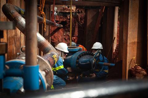 Registro das etapas de Obra de Perfuração Horizontal Direcional, HDD, para uso em material de comunicação e relatórios internos da Empresa
'