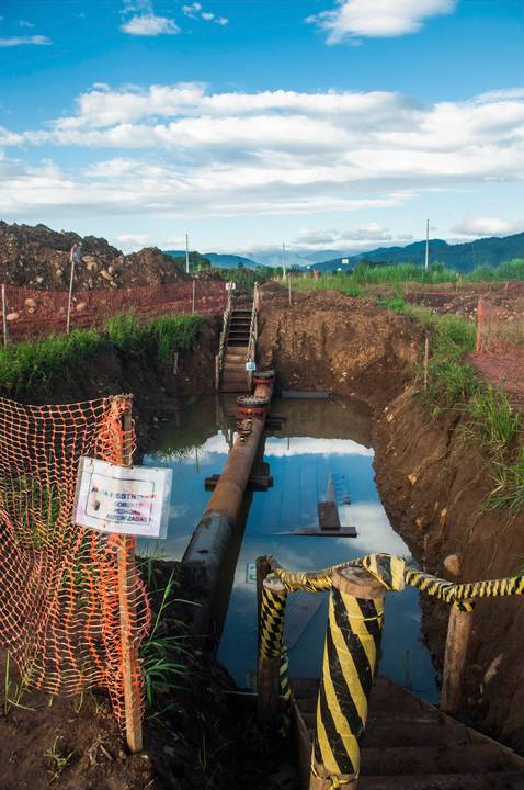 Registro das etapas de Obra de Perfuração Horizontal Direcional, HDD, para uso em material de comunicação e relatórios internos da Empresa
'