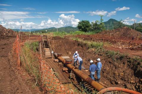 Registro das etapas de Obra de Perfuração Horizontal Direcional, HDD, para uso em material de comunicação e relatórios internos da Empresa
'