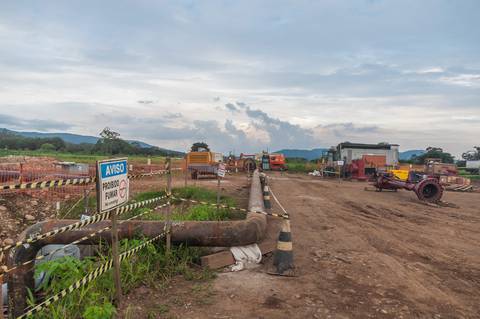 Registro das etapas de Obra de Perfuração Horizontal Direcional, HDD, para uso em material de comunicação e relatórios internos da Empresa
'