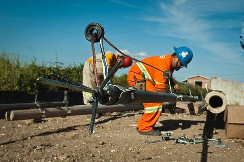 Registro das etapas de Obra de Perfuração Horizontal Direcional, HDD, para uso em material de comunicação e relatórios internos da Empresa
'