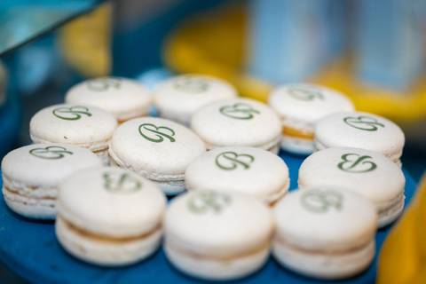 Chá de Bebê. Mesa de decoração. Tema Elefante. Detalhe dos doces'