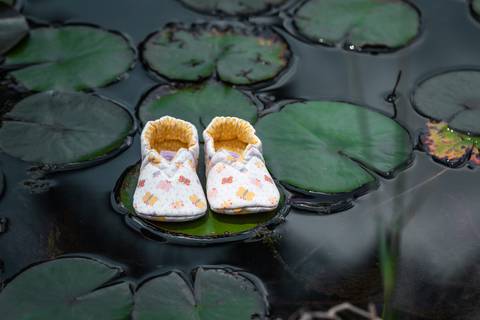 sapatinho de bebê no Jardim Botânico de São Paulo'